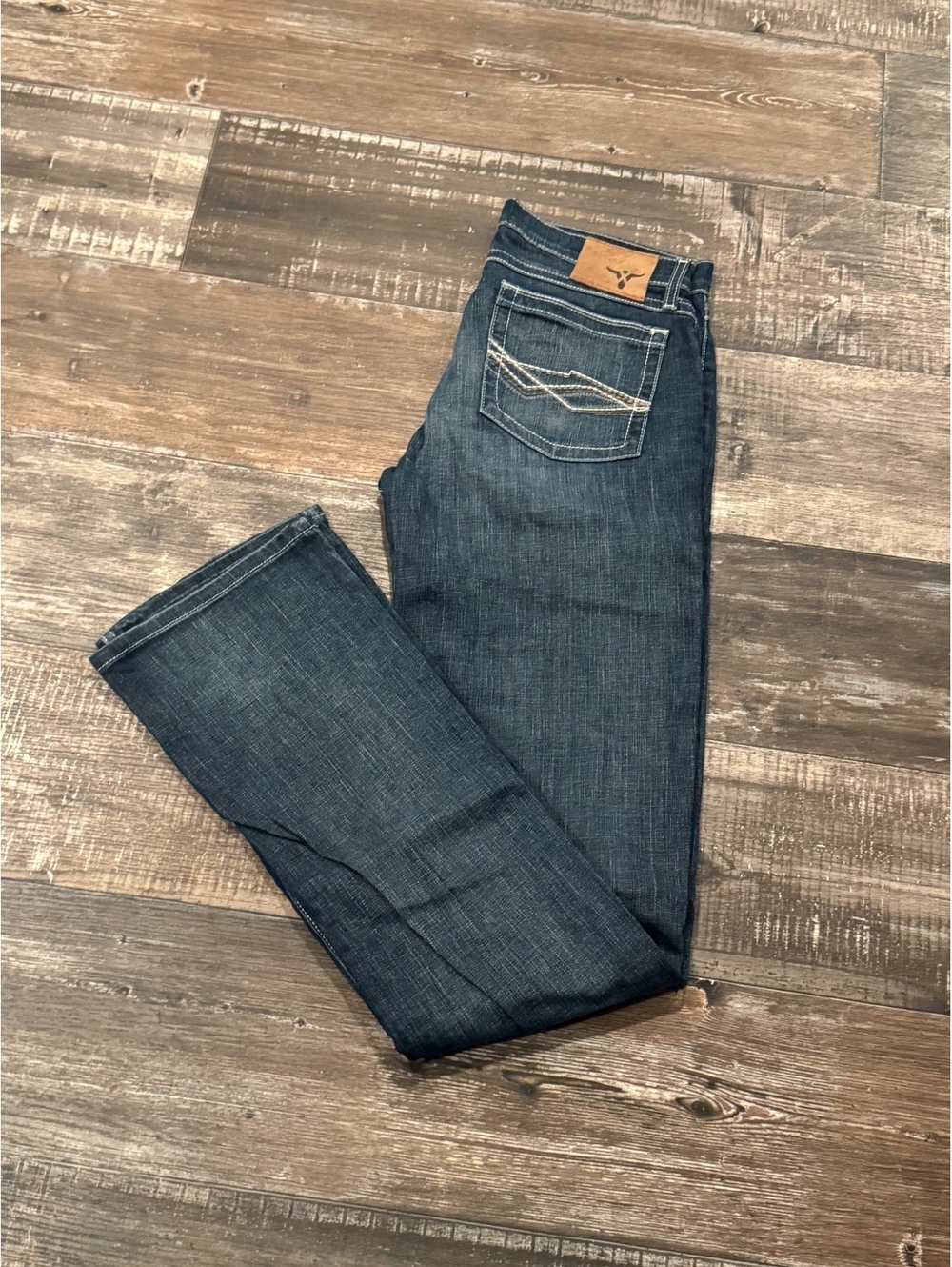 Wrangler 20X Style 42 Vintage Bootcut, dark wash, size 32 x 38